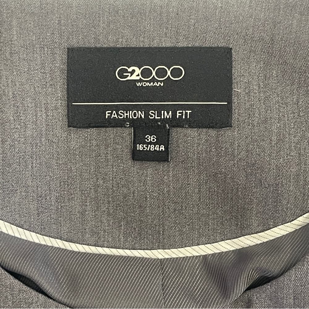 Elegant G2000 Gray Slim Fit Women's Jacket - Mint Condition - Thumbnail 4