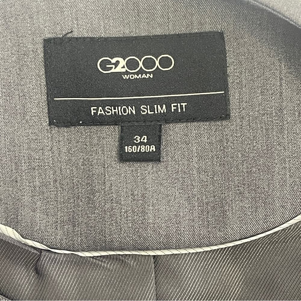 Elegant G2000 Gray Slim Fit Women's Jacket - Mint Condition - Thumbnail 5