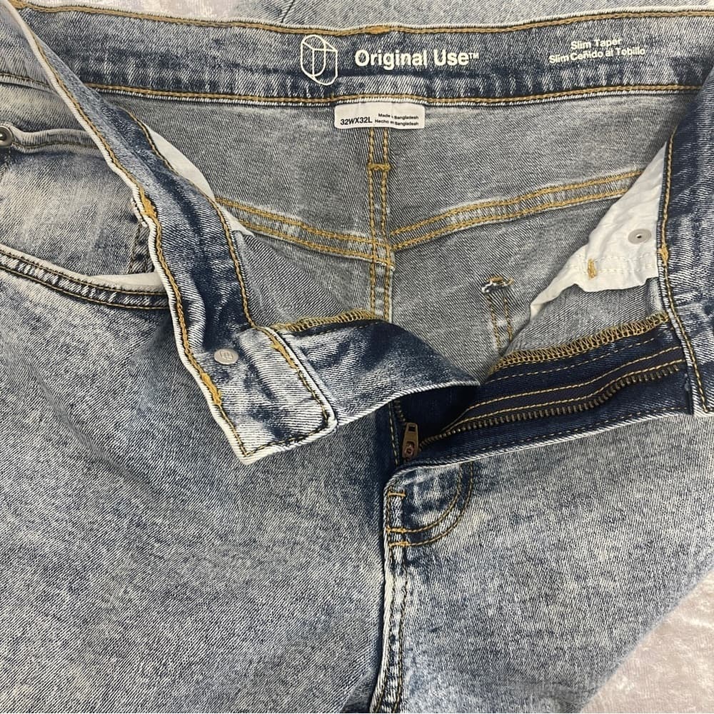 Original Use Men's Gray Jeans 32x32 - Thumbnail 3