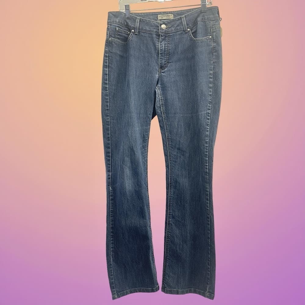 Lee Rider Boot Cut size 12L Classic Blue Denim Jeans - Mint - Thumbnail 4