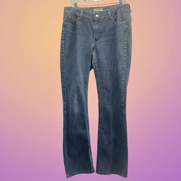 Lee Rider Boot Cut size 12L Classic Blue Denim Jeans - Mint - Thumbnail 5