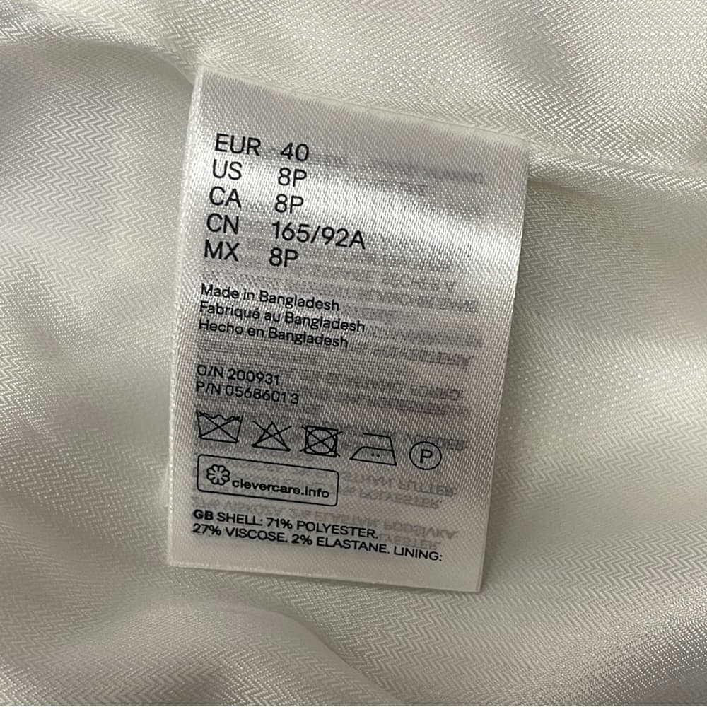 Classic Gray H&M Woman's Blazer - size 8P - Thumbnail 5