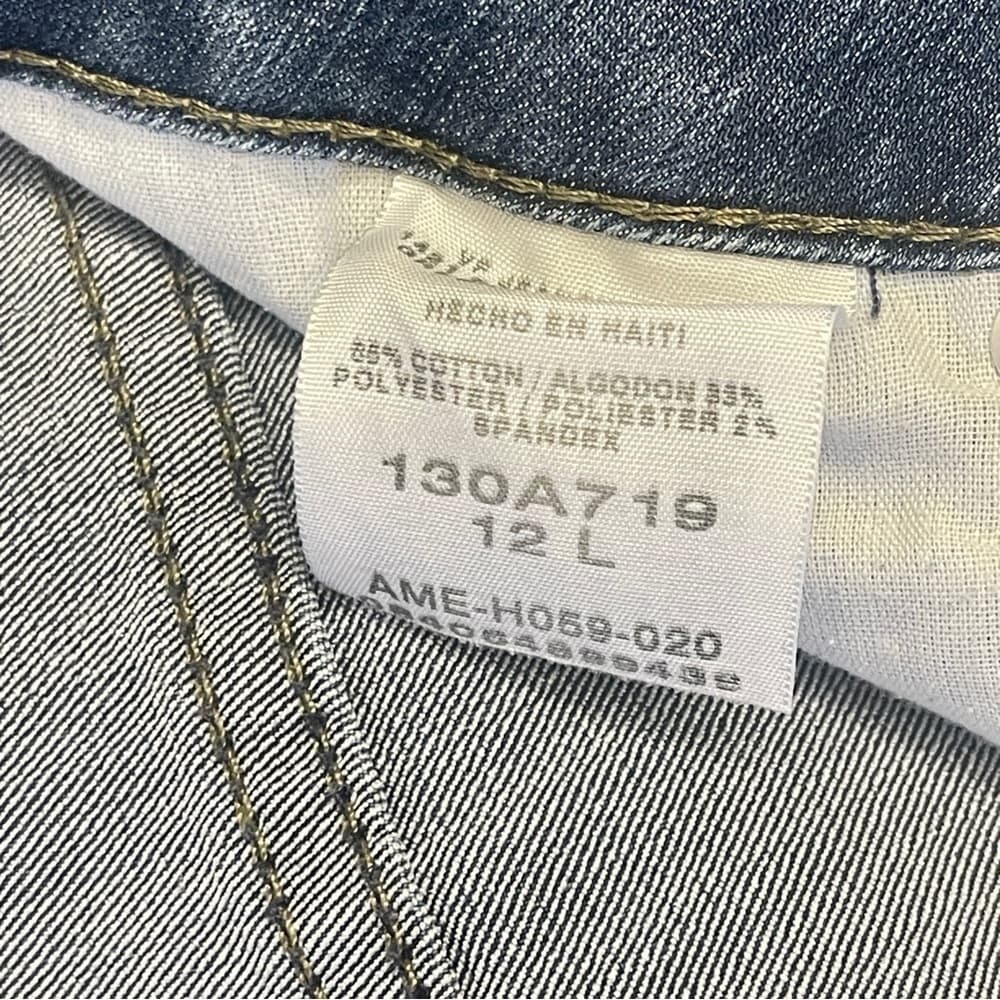 Lee Rider Boot Cut size 12L Classic Blue Denim Jeans - Mint - Thumbnail 3