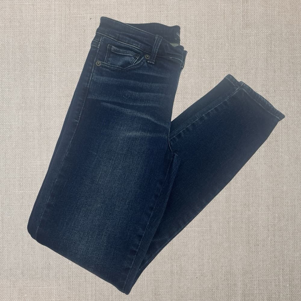 Lucky Brand size 2 Women's Blue Jeans - mint condition - Thumbnail 3
