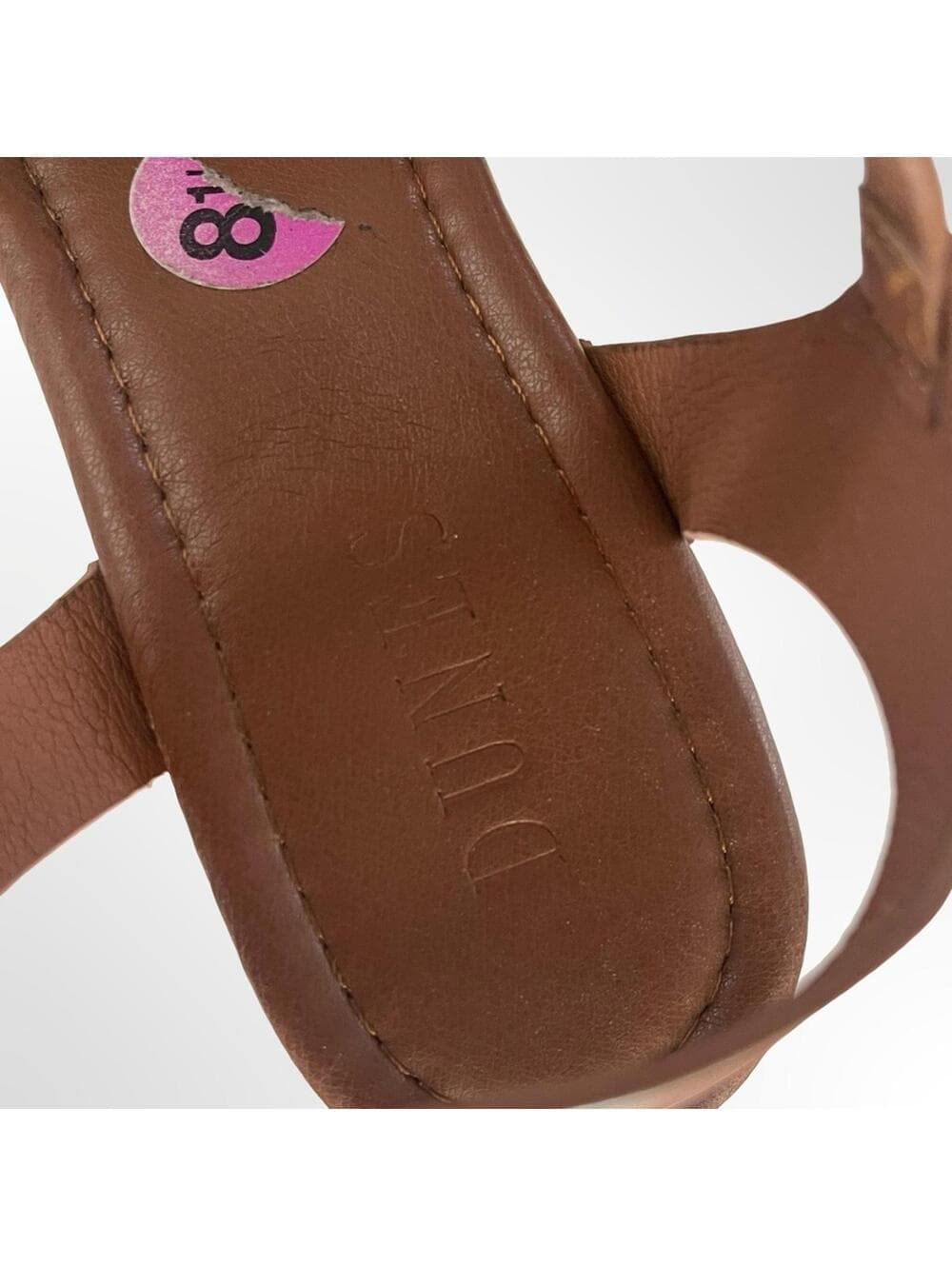 Dunes Women’s Tan Woven Front Ankle-Strap Sandals - size 8.5 - Thumbnail 4