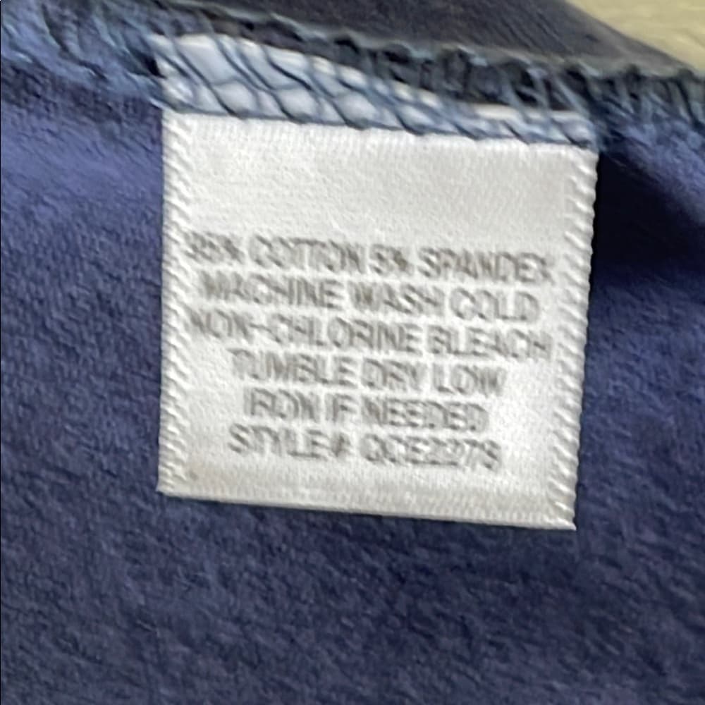 Women's 95% Cotton Blue Tank Top - size S, M & L - Thumbnail 2
