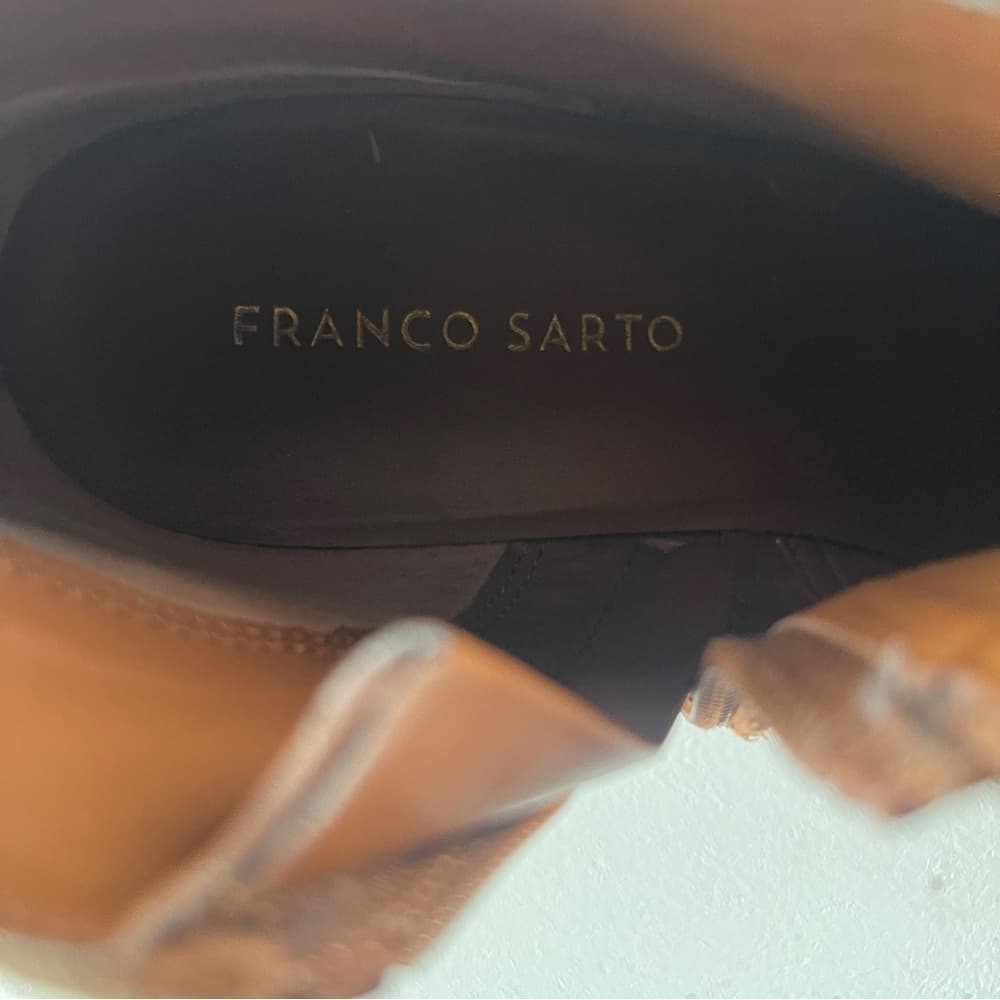 Franco Sarto Brown Suede Ankle Boots in size 9.5 - Thumbnail 5