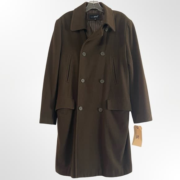 Black Rivet Men's Double-Breasted Coat n Medium size Mint - Thumbnail 11
