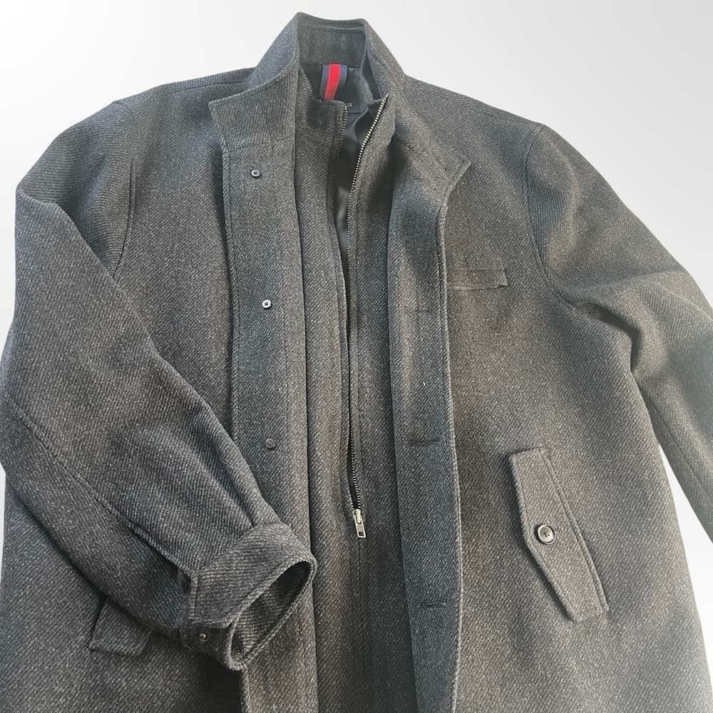 Cremieux Dark Grey Men's Pea Coat in XXL -NWOT - Thumbnail 2