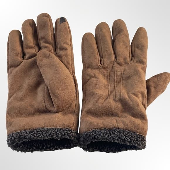 Brown Men's Winter Gloves - Thumbnail 8
