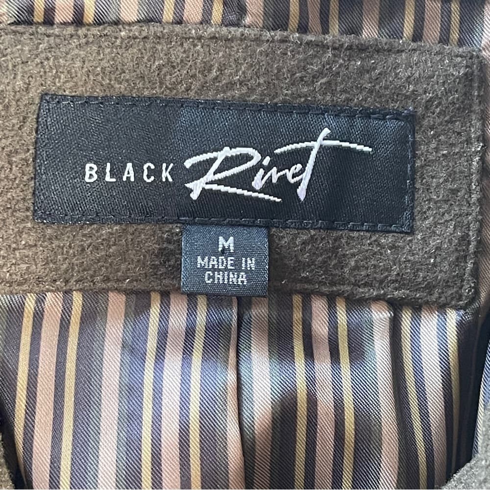 Black Rivet Men's Double-Breasted Coat n Medium size Mint - Thumbnail 3