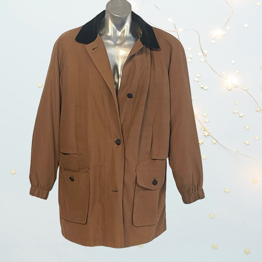 Jacqueline Ferrar Tan and Black Women's winter coat -XL size - Thumbnail 5