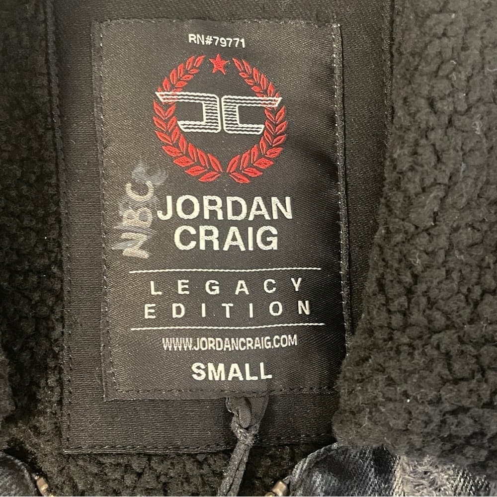Jordan Craig Men's Black Denim Winter Jacket size S - NWT - Thumbnail 6