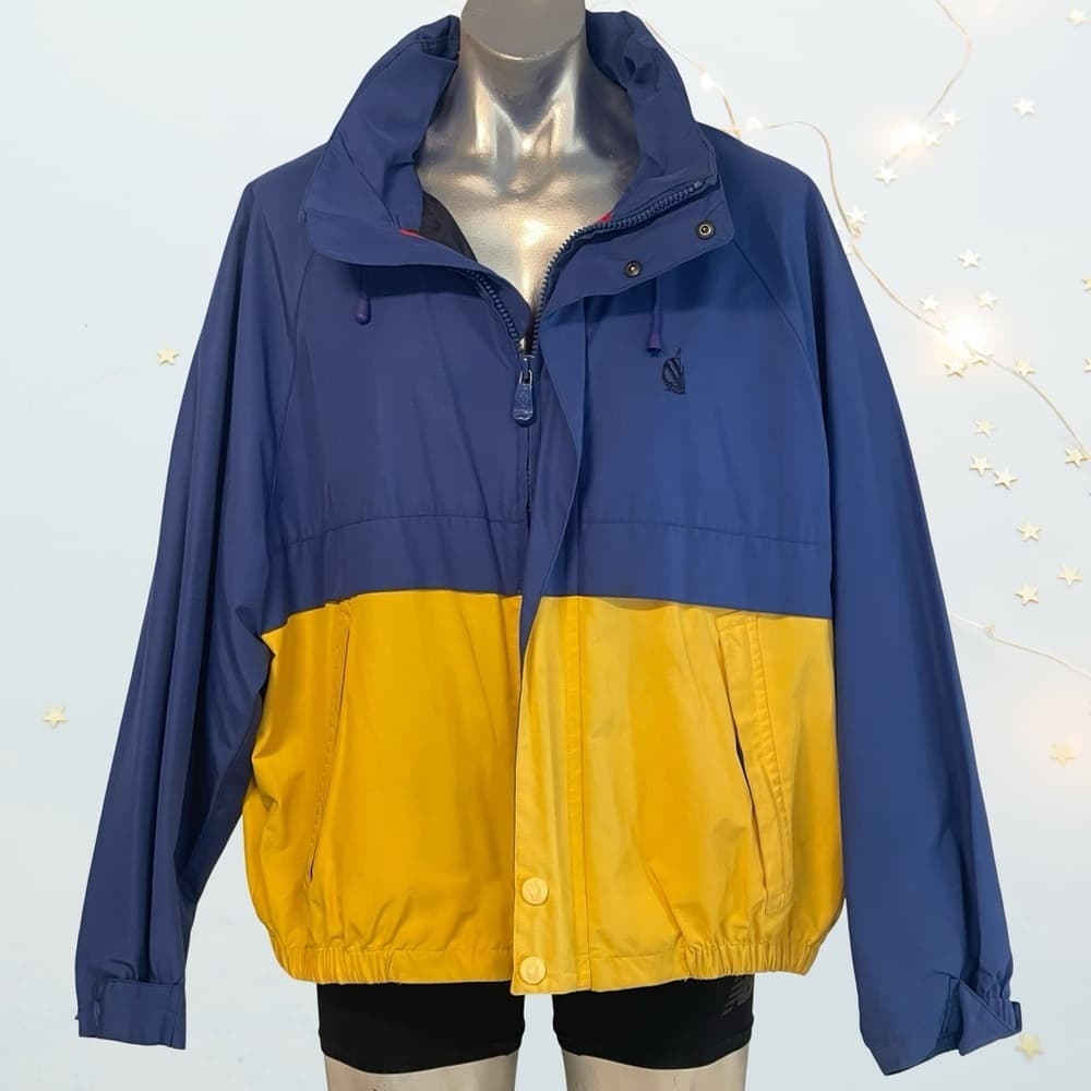 90's Vintage Nautica two tone Competition Jacket in XL size - Thumbnail 6