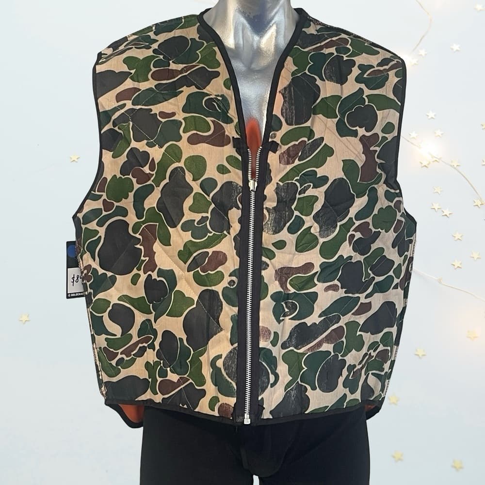 Golden Age Camouflage Zip-Up Vest in size XL - NWT - Thumbnail 6
