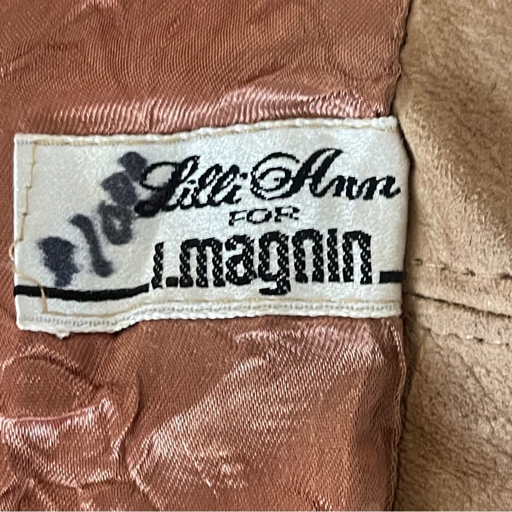 Vintage Brown Faux Fur Coat - Women's Jacket - Thumbnail 3