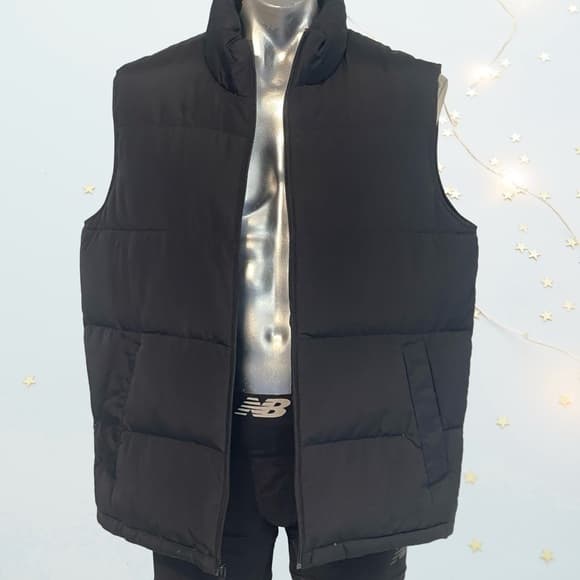 Lands' End Men's Black Puffer Vest in size L - Thumbnail 7