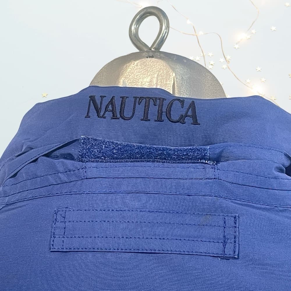 90's Vintage Nautica two tone Competition Jacket in XL size - Thumbnail 3