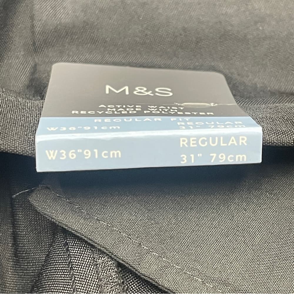 M&S Classic Black Dress Trousers - NWT - Thumbnail 6