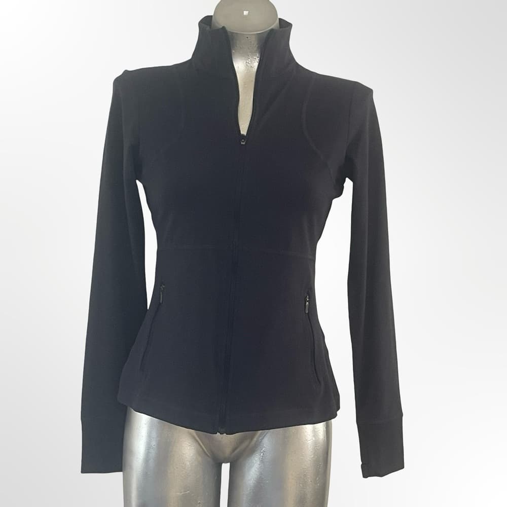 Zella Women's Black Full-Zip Jacket in XS - Thumbnail 7