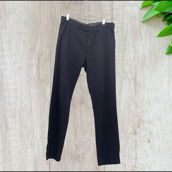 Ted Baker Dark Blue Classic Men's Pants size 32 - Thumbnail 8