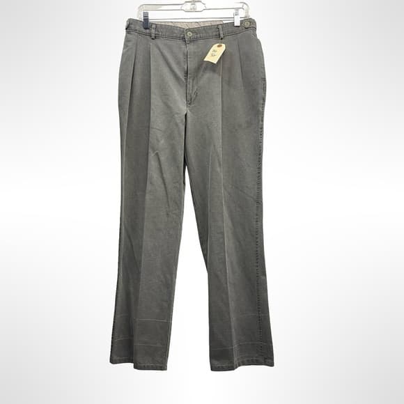 Haggar Casuals Men's Gray Pants size 36/32 - Thumbnail 8