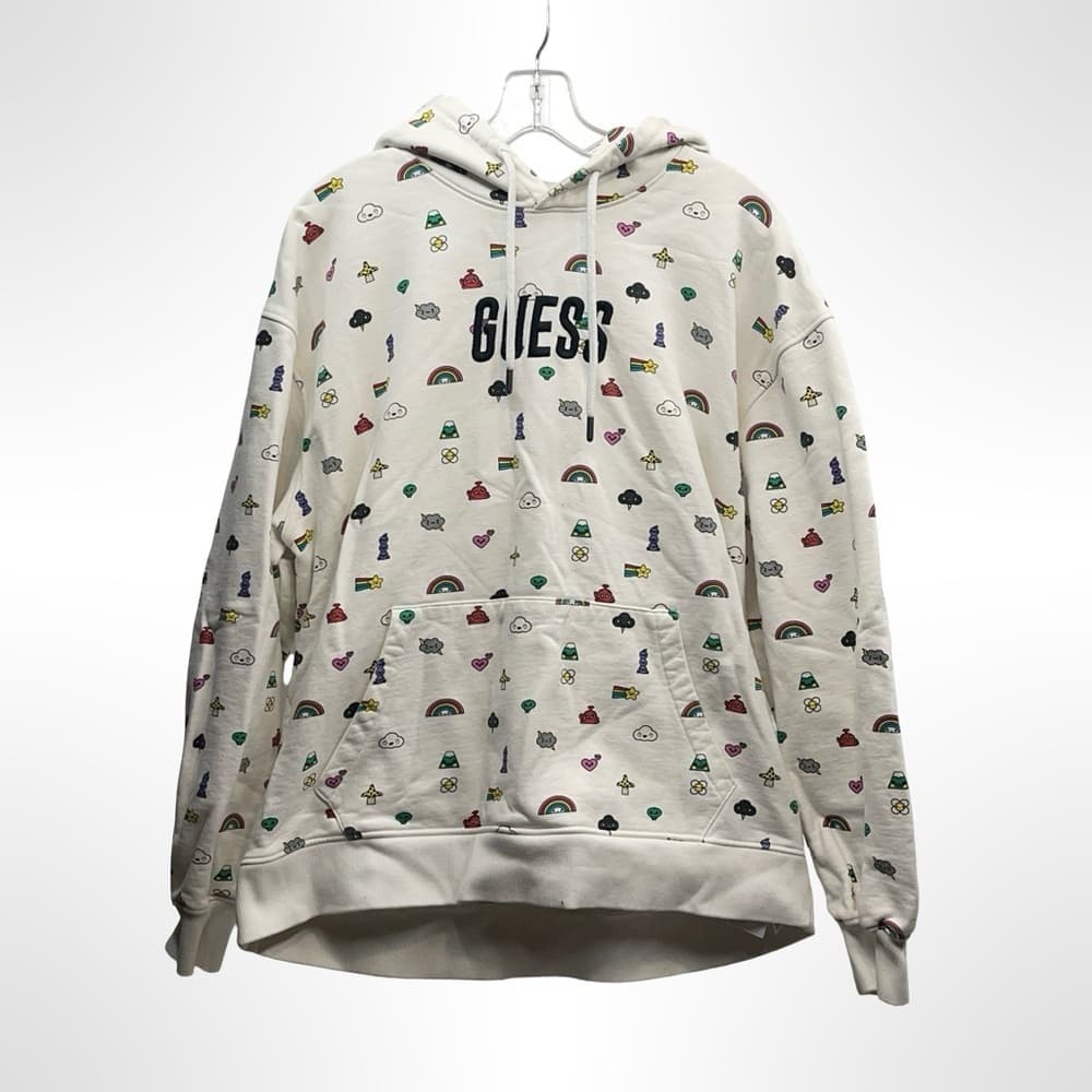 GUESS friendswithyou Graphic Hoodie size L NWOT - Thumbnail 5