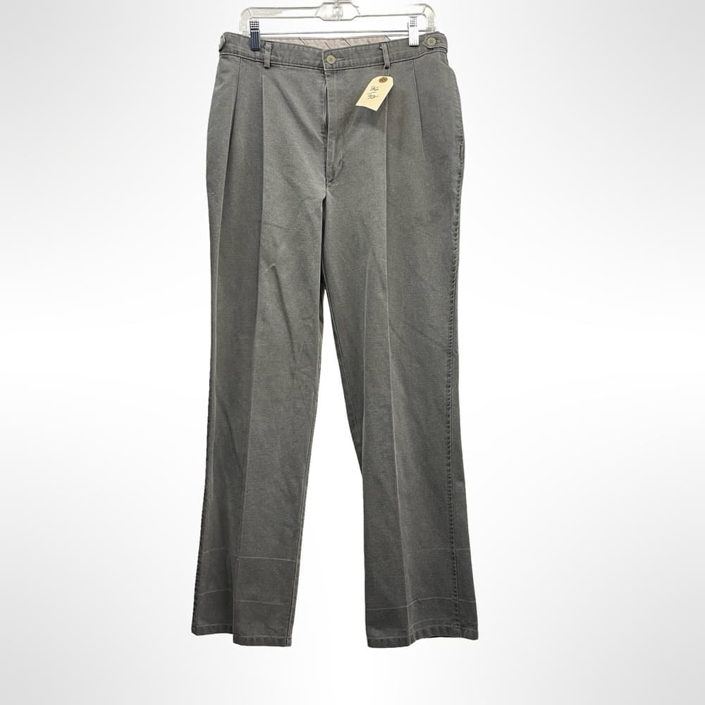 Haggar Casuals Men's Gray Pants size 36/32 - Thumbnail 7