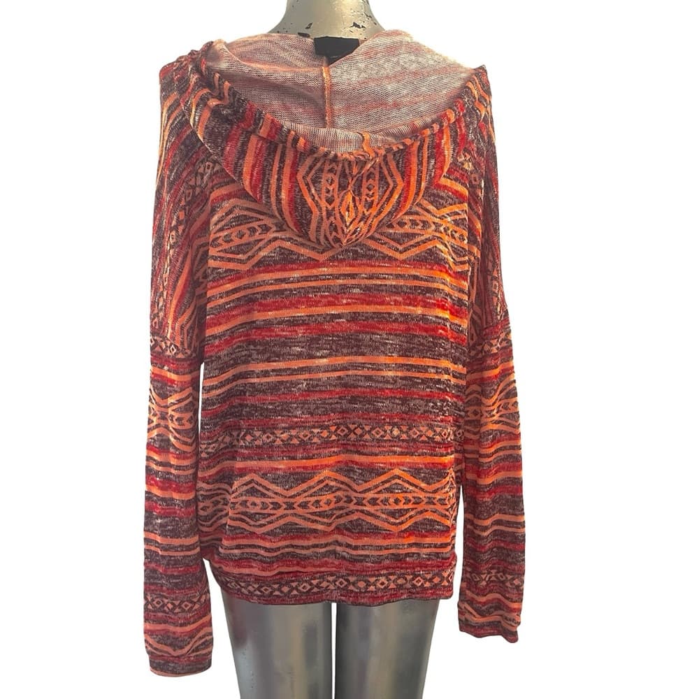 Hooked Up by IOT Multicolor Knit Sweater size L - Thumbnail 2