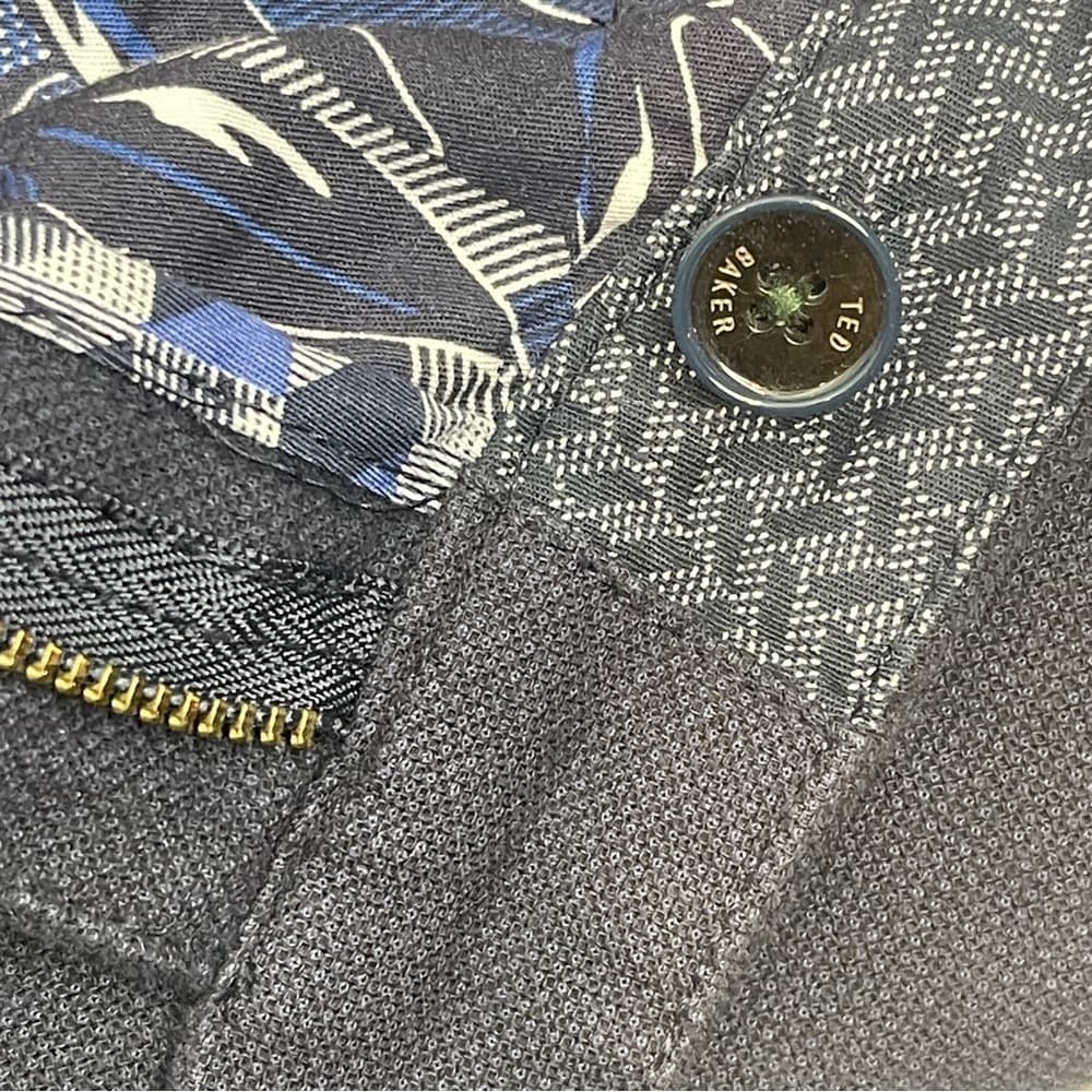 Ted Baker Dark Blue Classic Men's Pants size 32 - Thumbnail 6