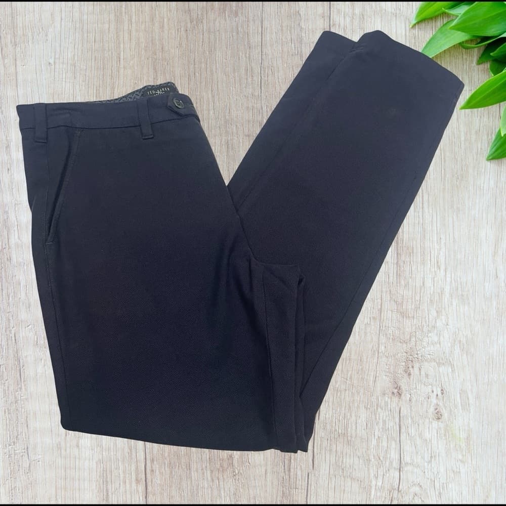 Ted Baker Dark Blue Classic Men's Pants size 32 - Thumbnail 2