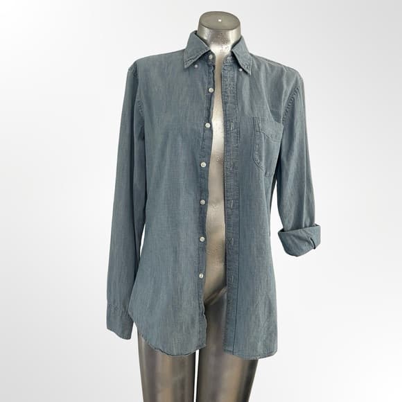 J. Crew Organic Cotton Shirt in size S - Thumbnail 9