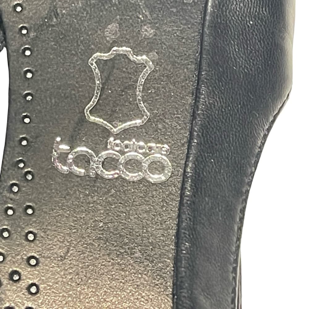 Tacoo Black Leather Pointed Ballet Flats in size 7.5 NWOT - Thumbnail 7
