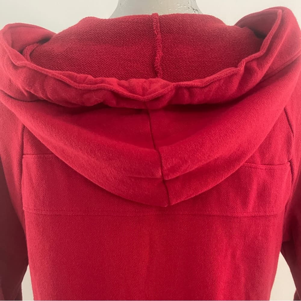 Old Navy Women's Deep Red Hoodie size M - Thumbnail 4
