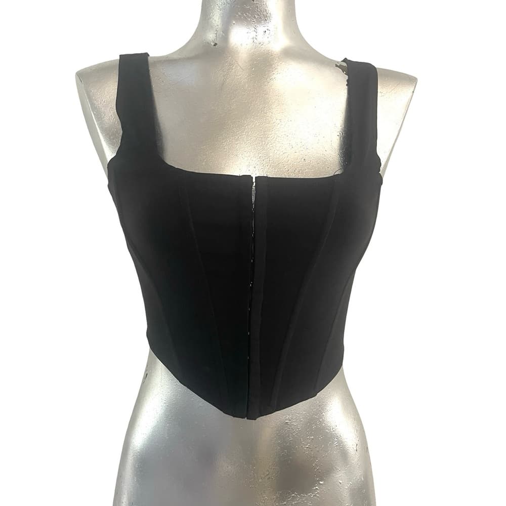 Windsor Elegant Black Corset Top in size 2 - Thumbnail 5