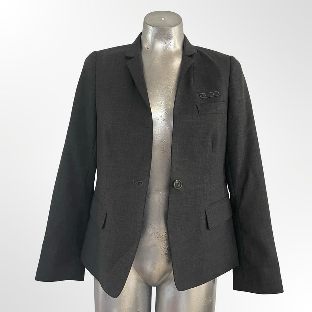 Top Hat NY Charcoal Gray Blazer in size 4 - Thumbnail 3