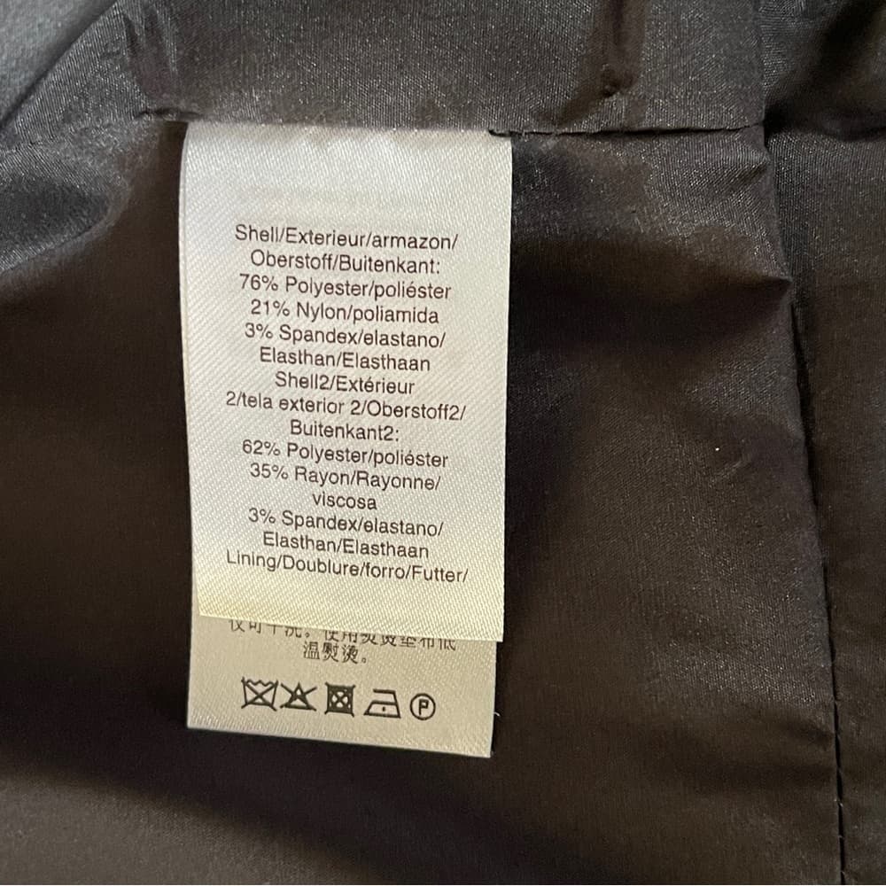 DKNY Black and Gray Textured Blazer in Size 6 - NWOT - Thumbnail 6