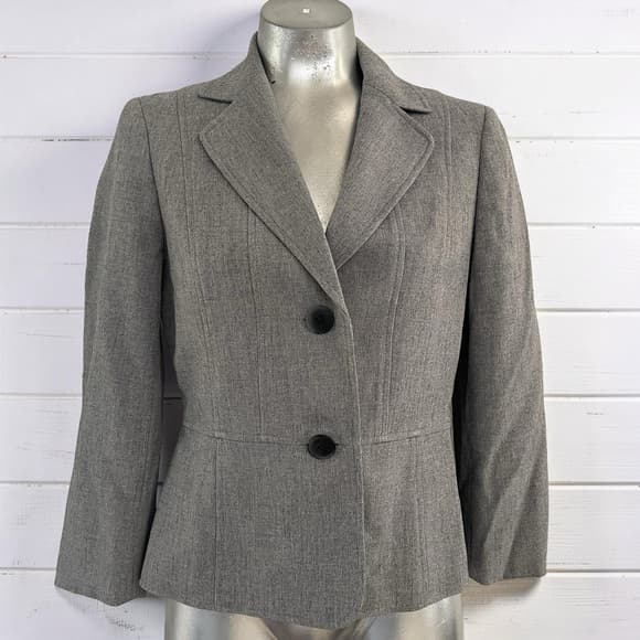 Nipon Boutique Classic Gray Blazer size 4 - Thumbnail 7