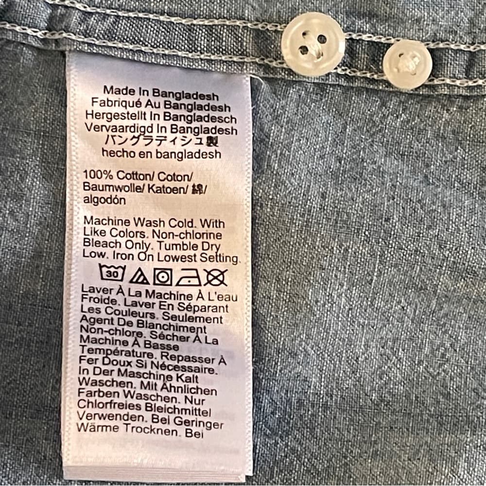 J. Crew Organic Cotton Shirt in size S - Thumbnail 7