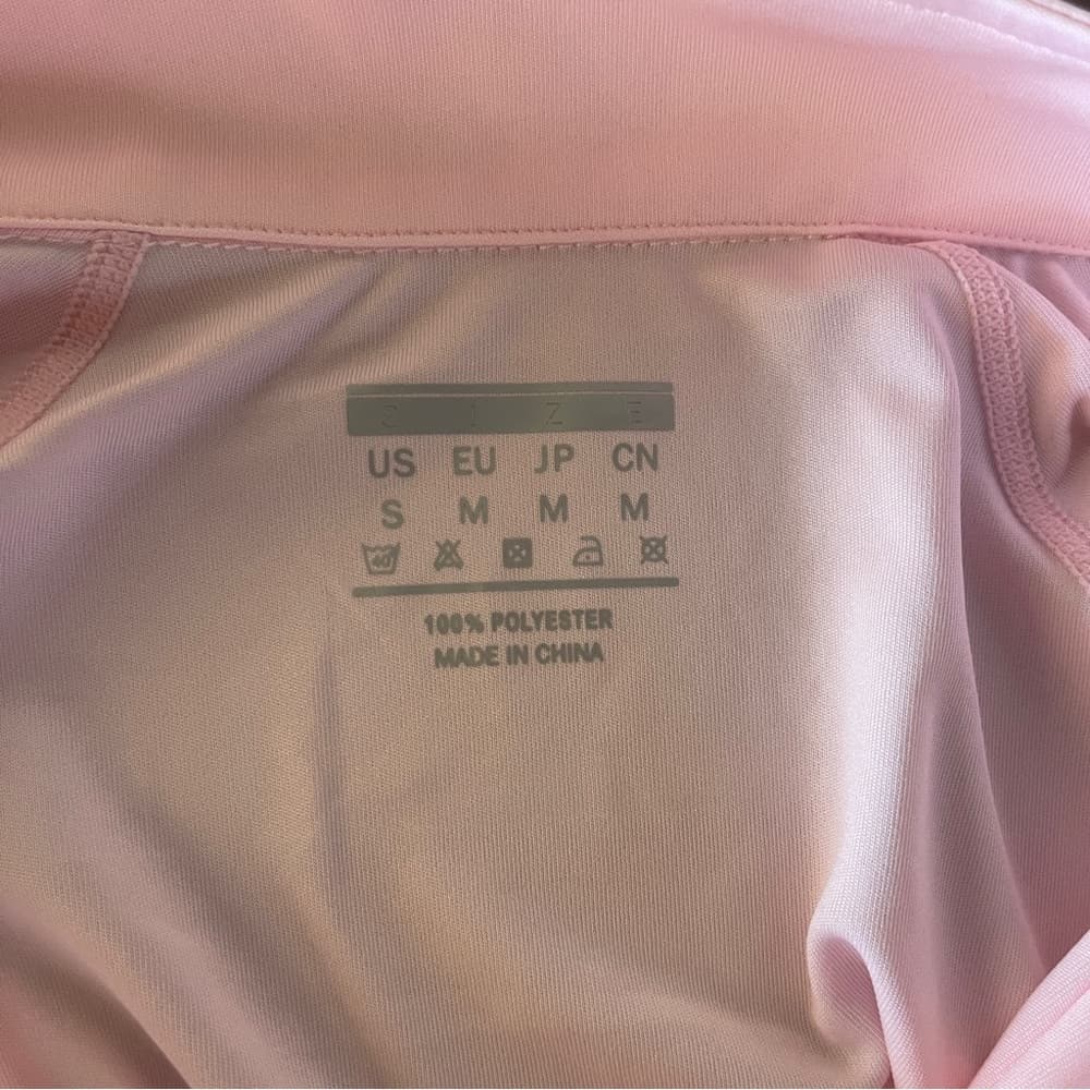 Women's Pink Sporty Long Sleeve Top - Thumbnail 4