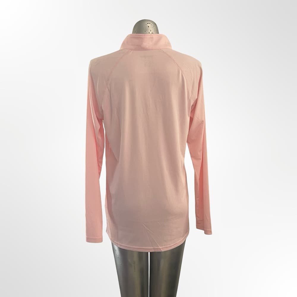 Women's Pink Sporty Long Sleeve Top - Thumbnail 2