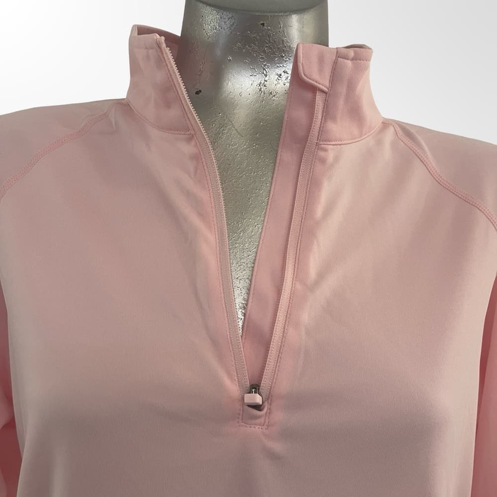 Women's Pink Sporty Long Sleeve Top - Thumbnail 3