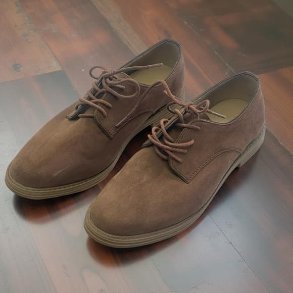 Old Navy Men's Brown Suede Lace-Up Shoes size 8 - Thumbnail 7