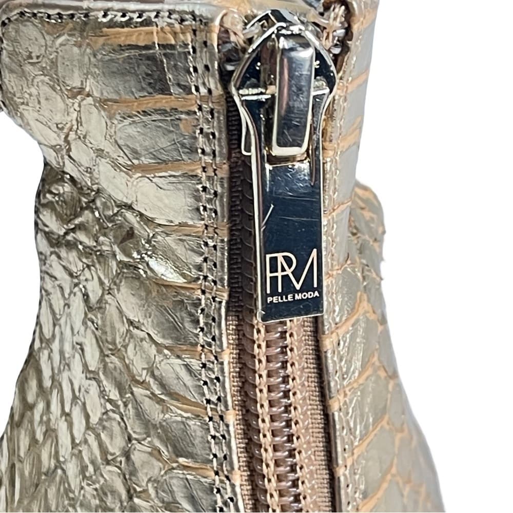 Pelle Moda Frisk Embellished In Snake and Gold Size 8M - previously worn - Thumbnail 6