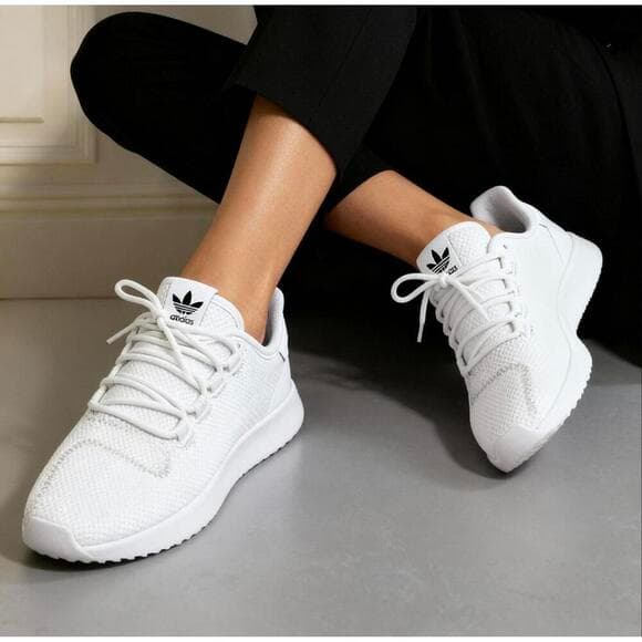 Adidas Ortholite White Athletic Sneakers Sizes 4.5, 5 & 6 - Thumbnail 8