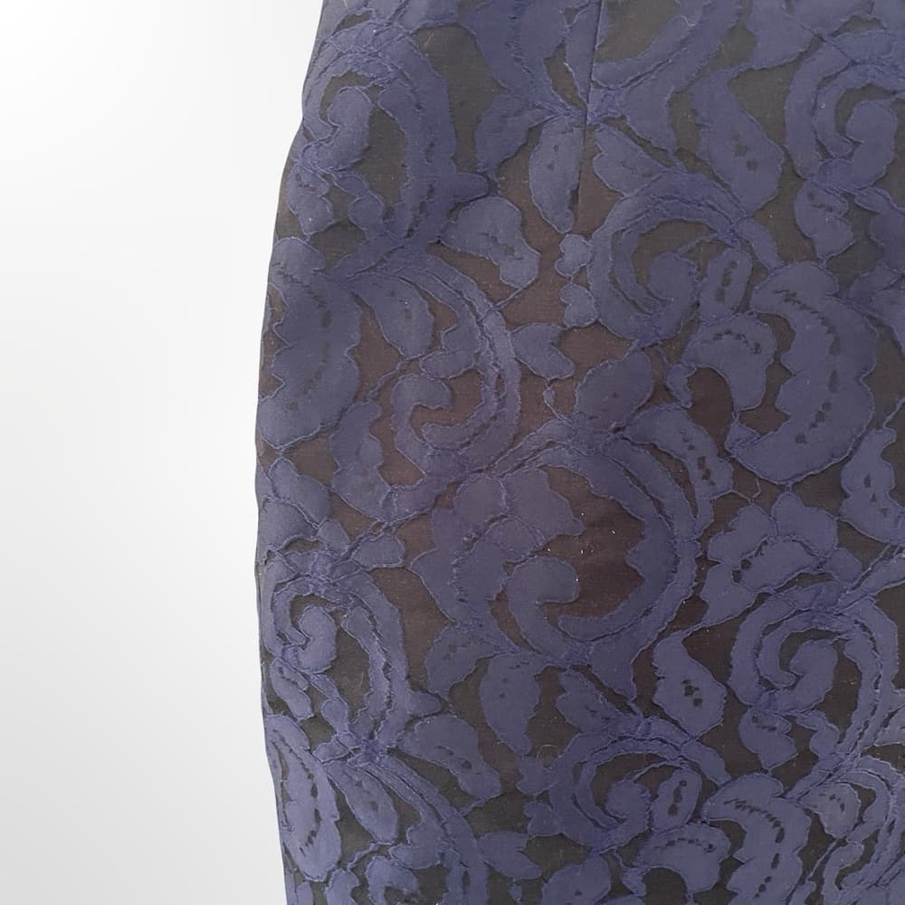 Cold water Creek Navy Blue Women's Skirt in size 6 - Thumbnail 2
