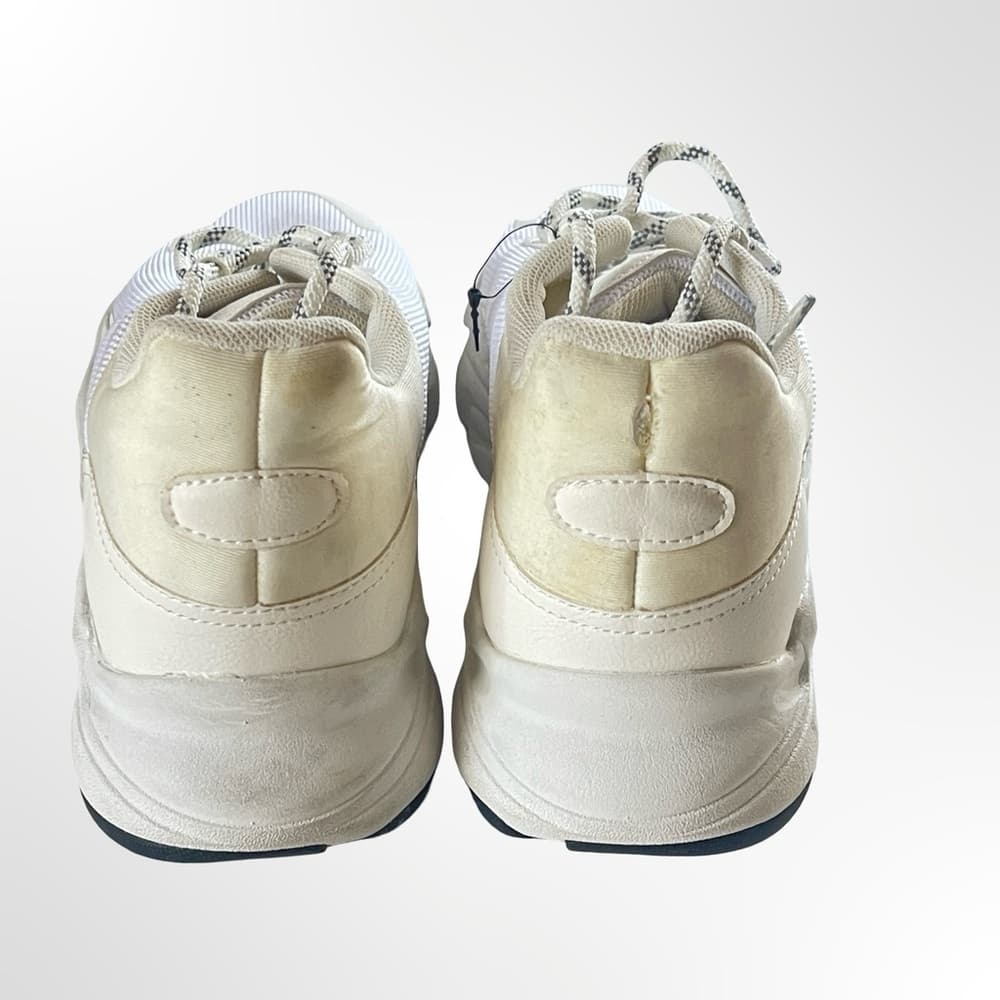 H&M White & Cream Chunky Knit Sneakers in size 41 - Thumbnail 2
