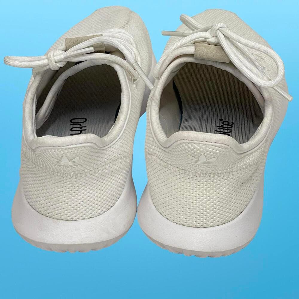 Adidas Ortholite White Athletic Sneakers Sizes 4.5, 5 & 6 - Thumbnail 3