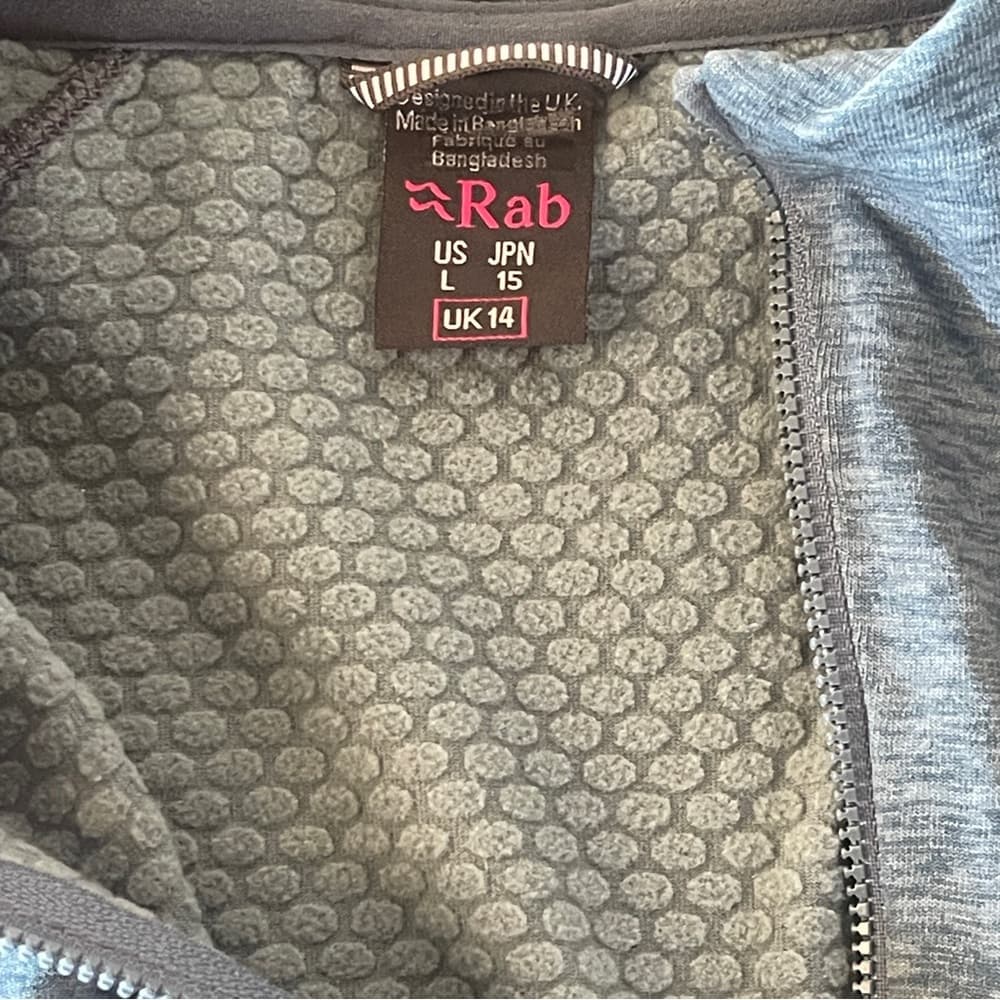 Ran Dark Gray Quarter-Zip Pullover in size L - Thumbnail 5