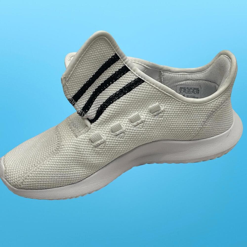 Adidas Ortholite White Athletic Sneakers Sizes 4.5, 5 & 6 - Thumbnail 6